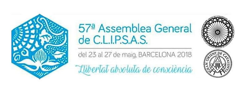 La Gran Logia Femenina de Argentina presente  en CLIPSAS 2018, Barcelona, España